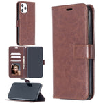 Custodia in pelle con apertura orizzontale Crazy Horse Texture con supporto, slot per carte, portafoglio e cornice per foto per iPhone 13 Pro, For iPhone 13 Pro