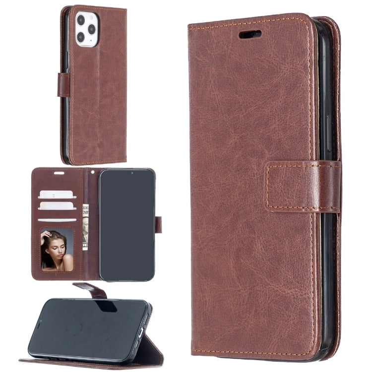 Custodia in pelle con apertura orizzontale Crazy Horse Texture con supporto, slot per carte, portafoglio e cornice per foto per iPhone 13 Pro, For iPhone 13 Pro