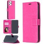 Custodia in pelle con apertura orizzontale Crazy Horse Texture con supporto, slot per carte, portafoglio e cornice per foto per iPhone 13 Pro, For iPhone 13 Pro