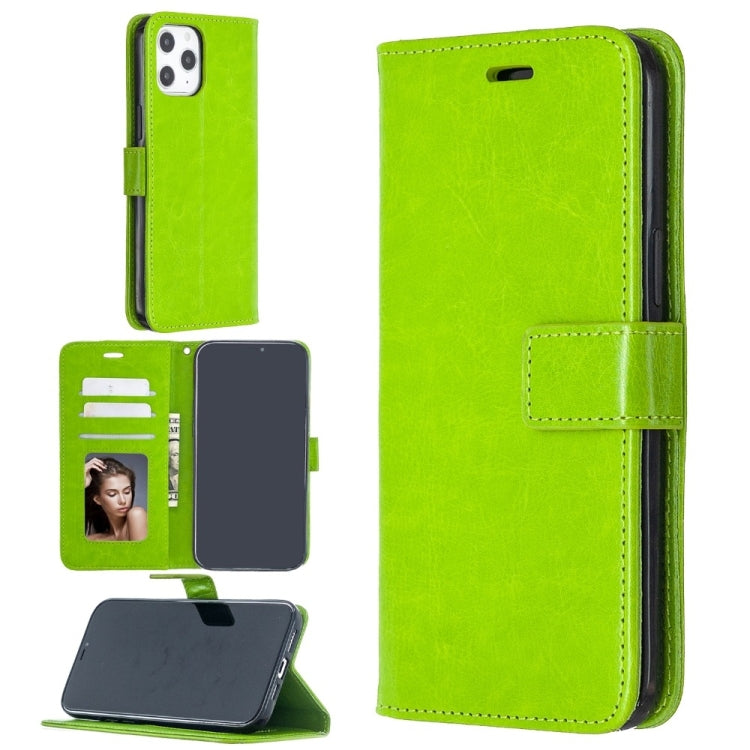 Custodia in pelle con apertura orizzontale Crazy Horse Texture con supporto, slot per carte, portafoglio e cornice per foto per iPhone 13 Pro, For iPhone 13 Pro