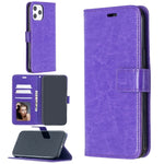 Custodia in pelle con apertura orizzontale Crazy Horse Texture con supporto, slot per carte, portafoglio e cornice per foto per iPhone 13 Pro, For iPhone 13 Pro