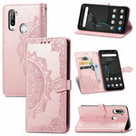 Custodia in pelle flip orizzontale goffrata fiore mandala con staffa / slot per schede / portafoglio / cordino, For ZTE Libero 5G, For TECNO SPARK 6