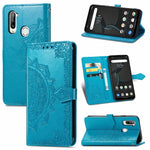 Custodia in pelle flip orizzontale goffrata fiore mandala con staffa / slot per schede / portafoglio / cordino, For ZTE Libero 5G, For TECNO SPARK 6