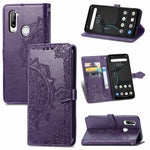 Custodia in pelle flip orizzontale goffrata fiore mandala con staffa / slot per schede / portafoglio / cordino, For ZTE Libero 5G, For TECNO SPARK 6