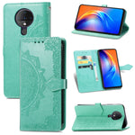 Custodia in pelle flip orizzontale goffrata fiore mandala con staffa / slot per schede / portafoglio / cordino, For ZTE Libero 5G, For TECNO SPARK 6