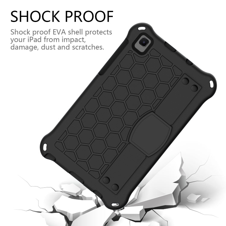 Design a nido d'ape Materiale EVA + PC Guscio protettivo piatto anticaduta a quattro angoli con cinturino, For Samsung Galaxy A7 Lite T220 / T225