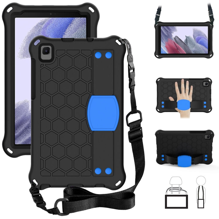 Design a nido d'ape Materiale EVA + PC Guscio protettivo piatto anticaduta a quattro angoli con cinturino, For Samsung Galaxy A7 Lite T220 / T225