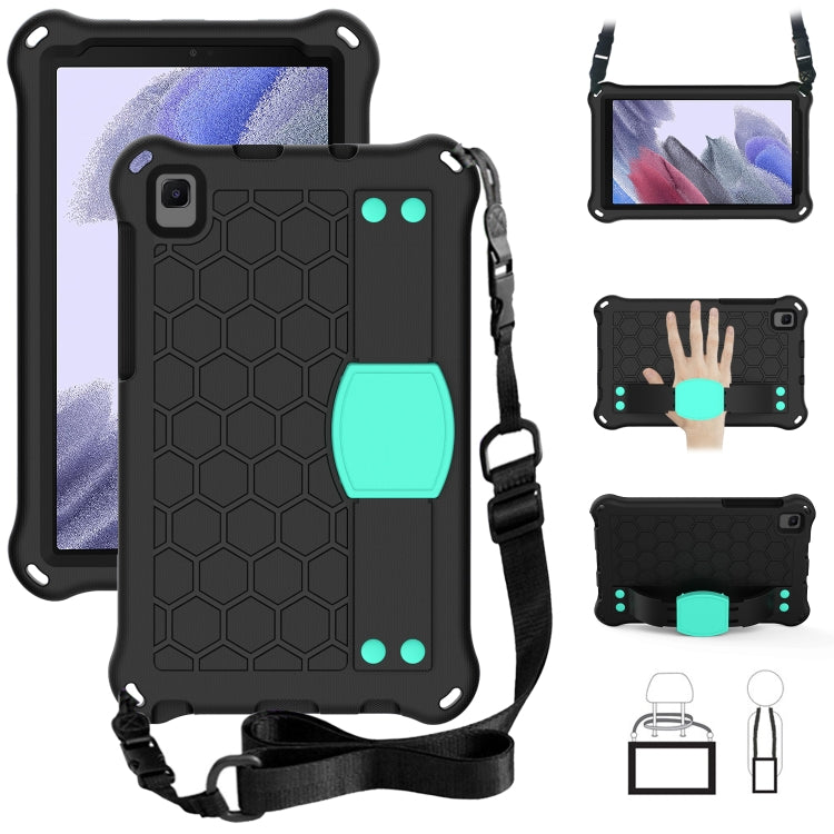 Design a nido d'ape Materiale EVA + PC Guscio protettivo piatto anticaduta a quattro angoli con cinturino, For Samsung Galaxy A7 Lite T220 / T225