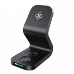 B-13 15W Max 3 in 1 Caricabatterie wireless magnetico per telefoni cellulari, Apple Watch e AirPods