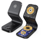 B-13 15W Max 3 in 1 Caricabatterie wireless magnetico per telefoni cellulari, Apple Watch e AirPods