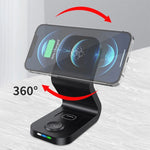 B-13 15W Max 3 in 1 Caricabatterie wireless magnetico per telefoni cellulari, Apple Watch e AirPods