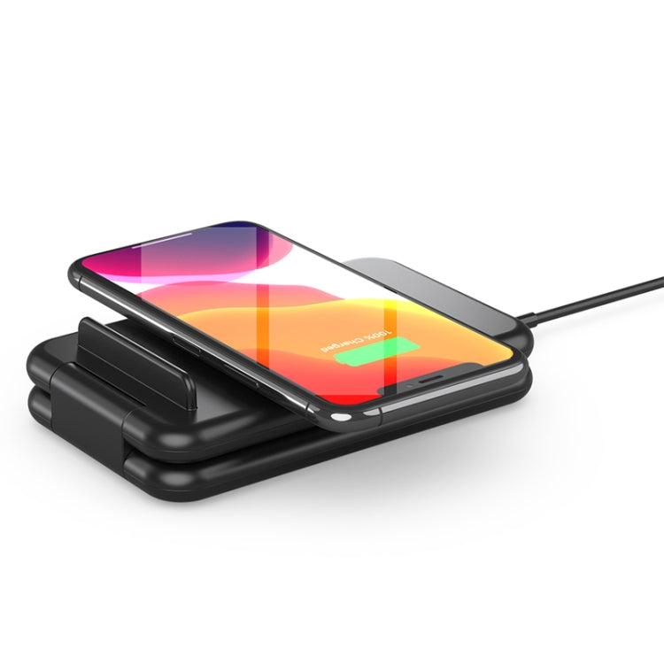 15W 3 in 1 Supporto per telefono pieghevole Qi Fast Wireless Charger Station per iPhone e iWatch e Airpods