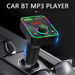 Trasmettitore FM per auto F3 Ricevitore retroilluminato a LED Lettore MP3 Caricatore USB 3.1A Caricatore doppio USB, F3