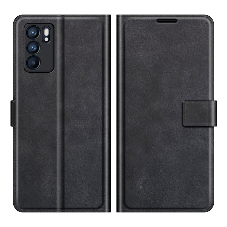 Custodia in pelle flip orizzontale con fibbia modello retrò in vitello con supporto, slot per carte e portafoglio, For OPPO Reno6 5G, For OPPO Reno6 Pro 5G, For OPPO Realme C11 2021, For TCL 20S / 20 5G /20L / 20L+, For Samsung Galaxy A03s 164mm       ...