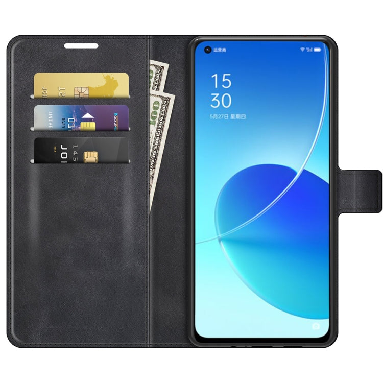 Custodia in pelle flip orizzontale con fibbia modello retrò in vitello con supporto, slot per carte e portafoglio, For OPPO Reno6 5G, For OPPO Reno6 Pro 5G, For OPPO Realme C11 2021, For TCL 20S / 20 5G /20L / 20L+, For Samsung Galaxy A03s 164mm       ...