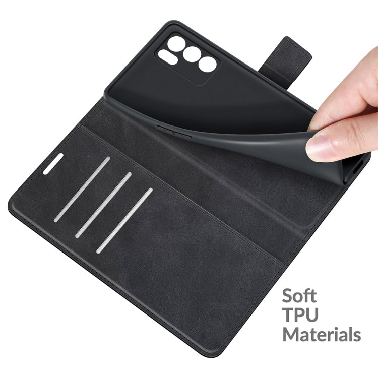 Custodia in pelle flip orizzontale con fibbia modello retrò in vitello con supporto, slot per carte e portafoglio, For OPPO Reno6 5G, For OPPO Reno6 Pro 5G, For OPPO Realme C11 2021, For TCL 20S / 20 5G /20L / 20L+, For Samsung Galaxy A03s 164mm       ...