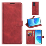 Custodia in pelle flip orizzontale con fibbia modello retrò in vitello con supporto, slot per carte e portafoglio, For OPPO Reno6 5G, For OPPO Reno6 Pro 5G, For OPPO Realme C11 2021, For TCL 20S / 20 5G /20L / 20L+, For Samsung Galaxy A03s 164mm       ...