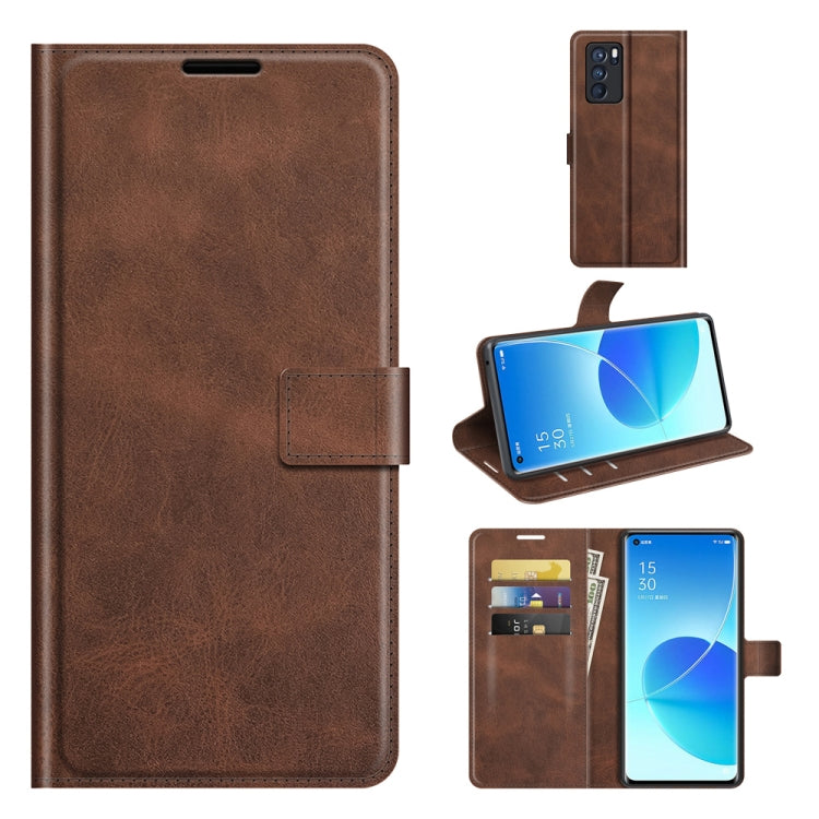 Custodia in pelle flip orizzontale con fibbia modello retrò in vitello con supporto, slot per carte e portafoglio, For OPPO Reno6 5G, For OPPO Reno6 Pro 5G, For OPPO Realme C11 2021, For TCL 20S / 20 5G /20L / 20L+, For Samsung Galaxy A03s 164mm       ...