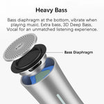 EWA A115 Altoparlante Bluetooth portatile in metallo 105H Power Hifi Stereo Subwoofer esterno