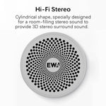 EWA A115 Altoparlante Bluetooth portatile in metallo 105H Power Hifi Stereo Subwoofer esterno