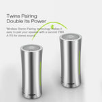 EWA A115 Altoparlante Bluetooth portatile in metallo 105H Power Hifi Stereo Subwoofer esterno