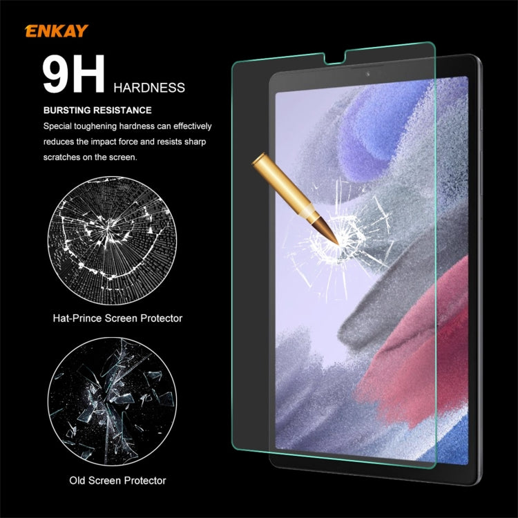 Per Samsung Galaxy Tab A7 Lite 8.7 T220 / T225 ENKAY Hat-Prince 0.33mm 9H Durezza superficiale 2.5D Pellicola protettiva in vetro temperato antideflagrante, 1 PCS, 2 PCS