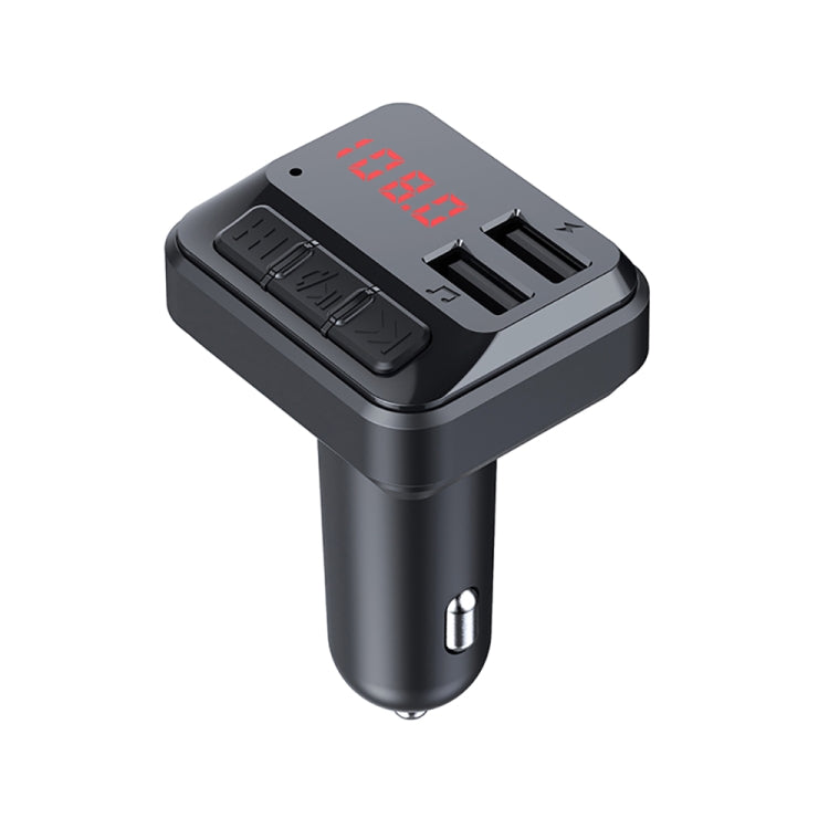 Modulatore MP3 C6 Ricevitore audio wireless vivavoce Kit per auto trasmettitore FM con caricatore rapido doppio USB 3.1A, C6