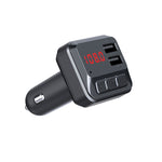 Modulatore MP3 C6 Ricevitore audio wireless vivavoce Kit per auto trasmettitore FM con caricatore rapido doppio USB 3.1A, C6