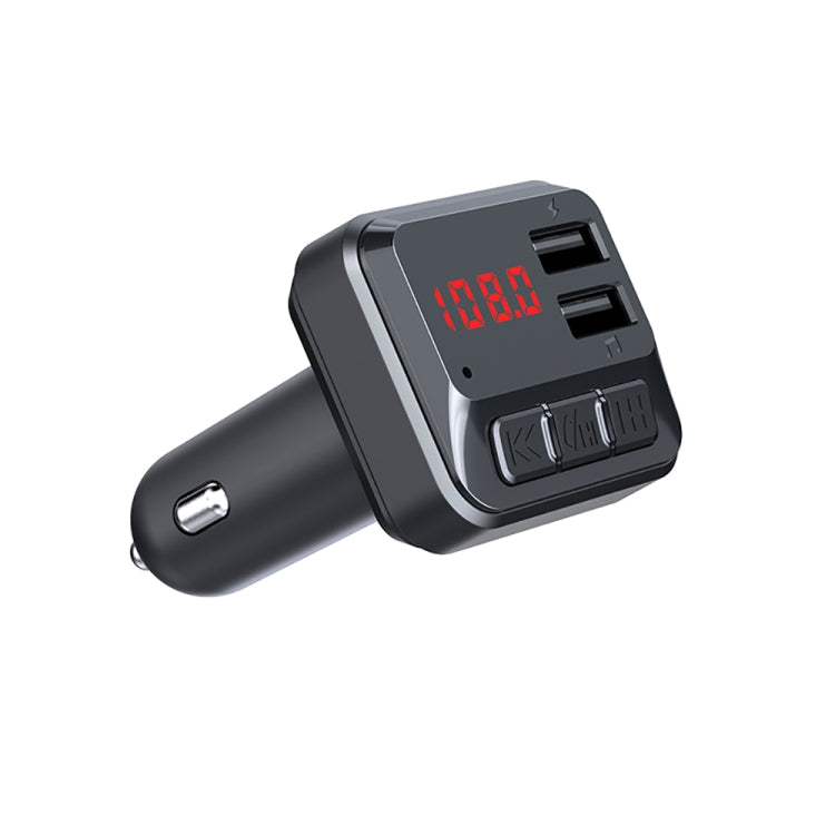 Modulatore MP3 C6 Ricevitore audio wireless vivavoce Kit per auto trasmettitore FM con caricatore rapido doppio USB 3.1A, C6