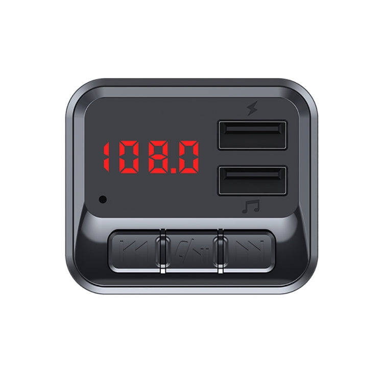 Modulatore MP3 C6 Ricevitore audio wireless vivavoce Kit per auto trasmettitore FM con caricatore rapido doppio USB 3.1A, C6