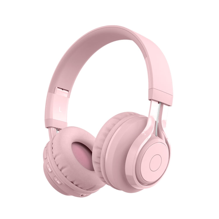 BT06C Cuffie wireless Bluetooth 5.0 carine per bambini con supporto luce LED per microfono Aux-in