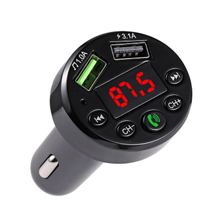 Trasmettitori FM per lettore MP3 per auto E6 Doppio USB vivavoce, E6