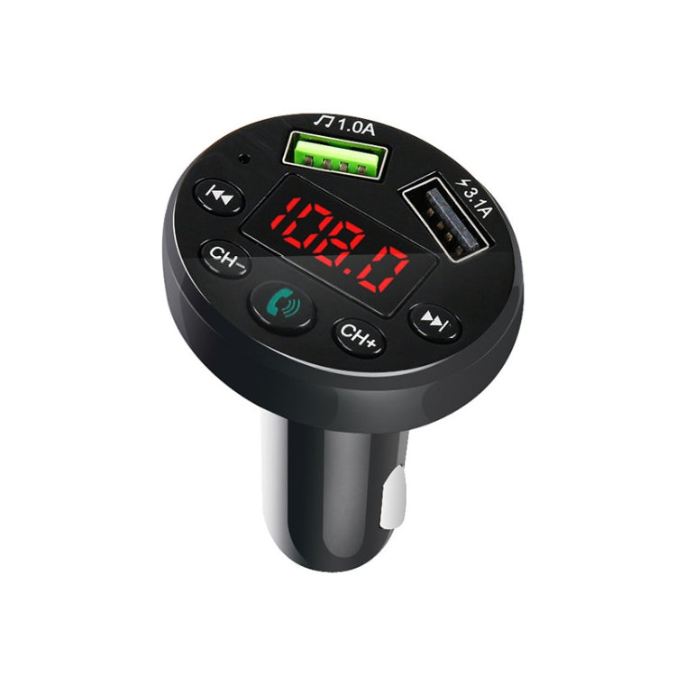 Trasmettitori FM per lettore MP3 per auto E6 Doppio USB vivavoce, E6
