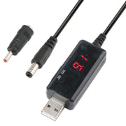 KWS-912V Convertitore boost USB Cavo convertitore CC da 5 V a 9 V 12 V + set di spine da 3,5x1,35 mm, 5V to 9V / 12V