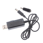 KWS-912V Convertitore boost USB Cavo convertitore CC da 5 V a 9 V 12 V + set di spine da 3,5x1,35 mm, 5V to 9V / 12V