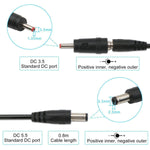 KWS-912V Convertitore boost USB Cavo convertitore CC da 5 V a 9 V 12 V + set di spine da 3,5x1,35 mm, 5V to 9V / 12V