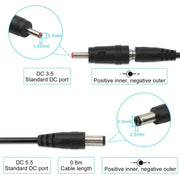 KWS-912V Convertitore boost USB Cavo convertitore CC da 5 V a 9 V 12 V + set di spine da 3,5x1,35 mm, 5V to 9V / 12V