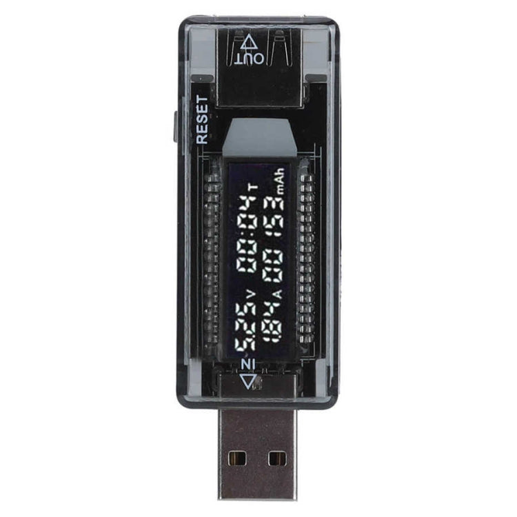 Rilevatore di carica del tester di tensione di corrente USB KWS-V21 QC2.0, multimetro, misuratore di capacità di potenza, KWS-V21