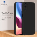 Custodia antiurto in TPU in silicone liquido serie Touching PINWUYO, For Xiaomi Redmi K40 / K40 Pro, For Xiaomi Redmi K40 Gaming