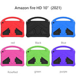 Guscio protettivo piatto anti caduta in EVA con supporto, For Amazon Kindle Fire HD 10 2021