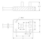 Interruttore fotoelettrico USB IRSW20B passante