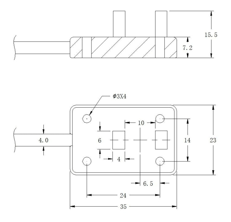 Interruttore fotoelettrico riflettente USB IRSW20B, IRSW20B