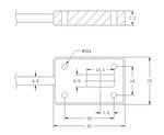 Interruttore fotoelettrico riflettente HID USB IRSW20A