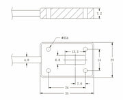 Interruttore fotoelettrico riflettente HID USB IRSW20A