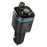 C72 Lettore MP3 per auto Ricevitore Trasmettitore FM PD18W Caricatore per auto USB-C Lettore musicale per telefono, C72