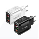 Caricabatterie rapido USB QC3.0 20W con display LED