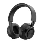 Fingertime P1 Wireless Bluetooth 5.0 Cuffie stereo in morbida pelle Cuffie pieghevoli Microfono incorporato per PC / Telefoni cellulari