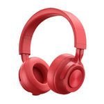 Fingertime P1 Wireless Bluetooth 5.0 Cuffie stereo in morbida pelle Cuffie pieghevoli Microfono incorporato per PC / Telefoni cellulari