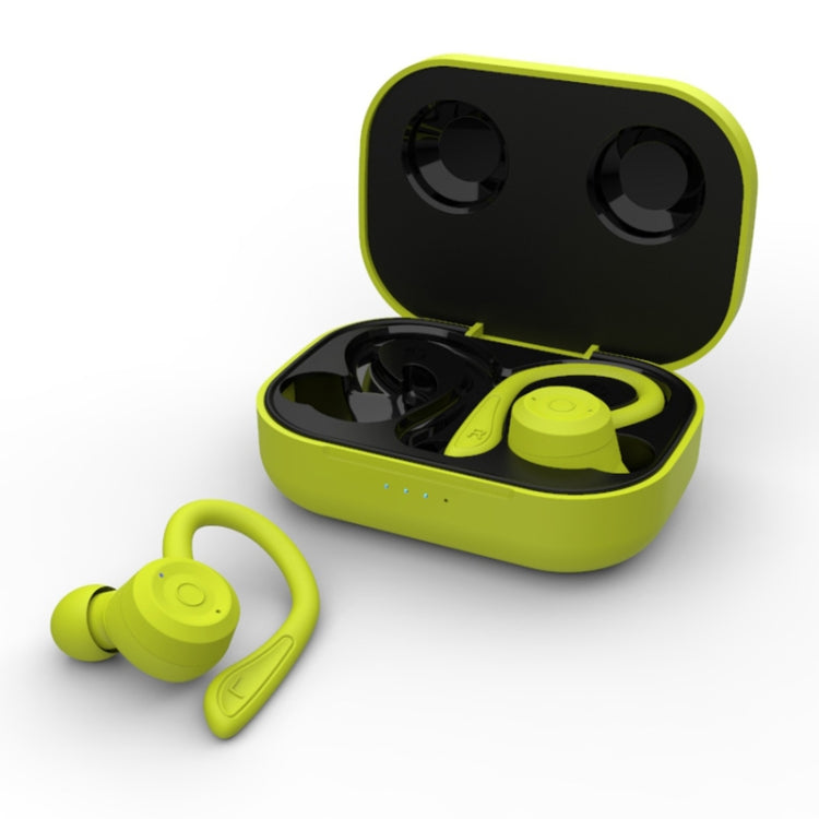 T20 TWS Bluetooth Hooks Cuffie sportive wireless con scatola di ricarica Auricolari impermeabili IPX6 con cancellazione del rumore