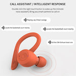 T20 TWS Bluetooth Hooks Cuffie sportive wireless con scatola di ricarica Auricolari impermeabili IPX6 con cancellazione del rumore